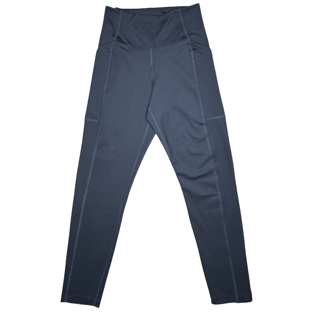 Girlfriend Collective Compressive Pocket Leggings Womens S‎ Navy Blue High Rise